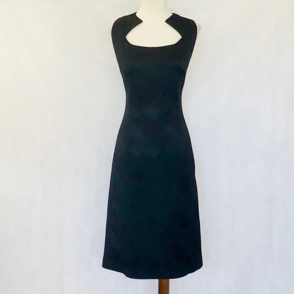 David Meister Dresses & Skirts - David Meister Black Sleeveless Jacquard Dress